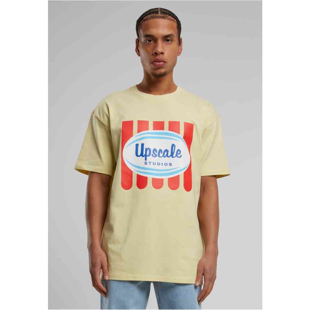Mister Tee Upscale - Ice Cream Heavy Oversize Tshirt Homme - Jaune